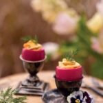 Pink Devilled Eggs